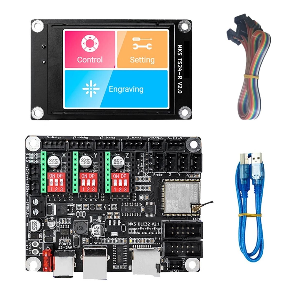 Nieuwe elektronische offline c - Grbl 32 Bit Control Board Offline Display recensie en prijs